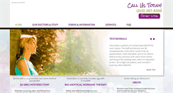 Desktop Screenshot of centraliowaobgyn.com